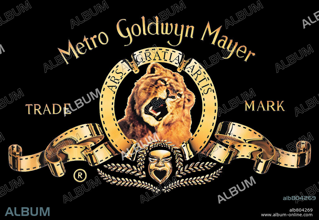 FILM HISTORY: M. G. M. Logo of the Metro Goldwyn Mayer. 1928