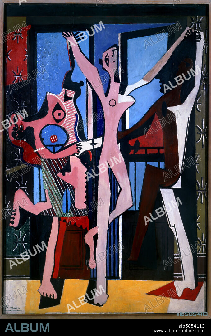 PABLO PICASSO. Les Trois Danseuses-The Three Dancers 1925 Canvas; 2153 x 1422 mm T00729.