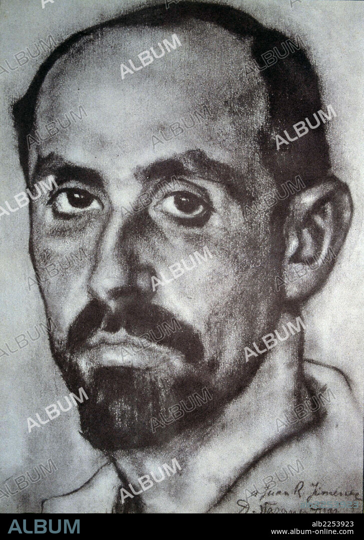 DIAZ VAZQUEZ. JIMENEZ, JUAN RAMON. ESCRITOR ESPAÑOL. MOGUER 1881-1958. DIBUJO DE DANIEL VAZQUEZ DIAZ.. CENTRO DE ARTE REINA SOFIA. ATENCION: AUTOR CONTEMPORANEO SUJETO A COPYRIGHT ©. EL CLIENTE FINAL ES RESPONSABLE DE LA GESTION DE LOS DERECHOS DE AUTOR CON LAS SOCIEDADES EXISTENTES DE GESTION DE DERECHOS O DIRECTAMENTE CON LOS ORGANISMOS TITULARES DE LOS MISMOS.
