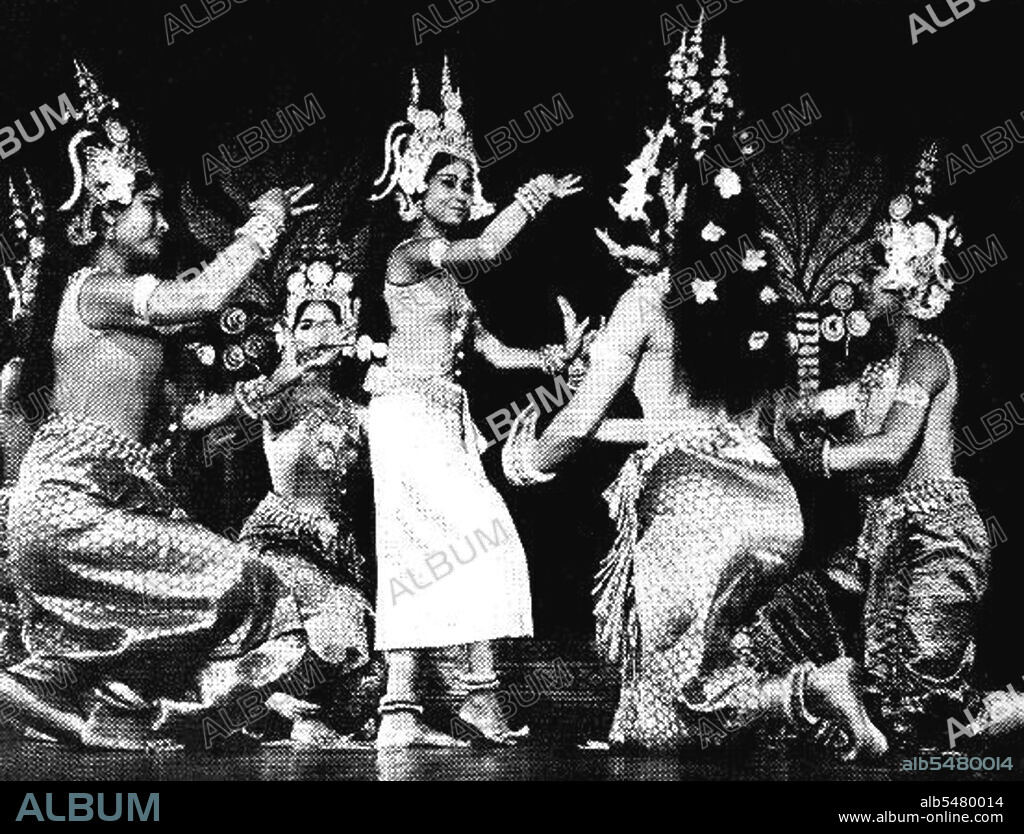 Princess Norodom Bopha Devi of Cambodia was born on January 8, 1943 in Phnom Penh. She is the daughter of Norodom Sihanouk and the late Neak Moneang Phat Kanthol. Princess Bopha Devi is the elder sister of Prince Norodom Ranariddh and a half-sibling of current King of Cambodia, Norodom Sihamoni. Her official title is Her Royal Highness Samdech Reach Botrei Preah Ream Norodom Bopha Devi. She is chiefly known as prima ballerina of the Cambodian Royal Ballet and as its saviour after the Khmer Rouge attempted to destroy the art form (1975-79).