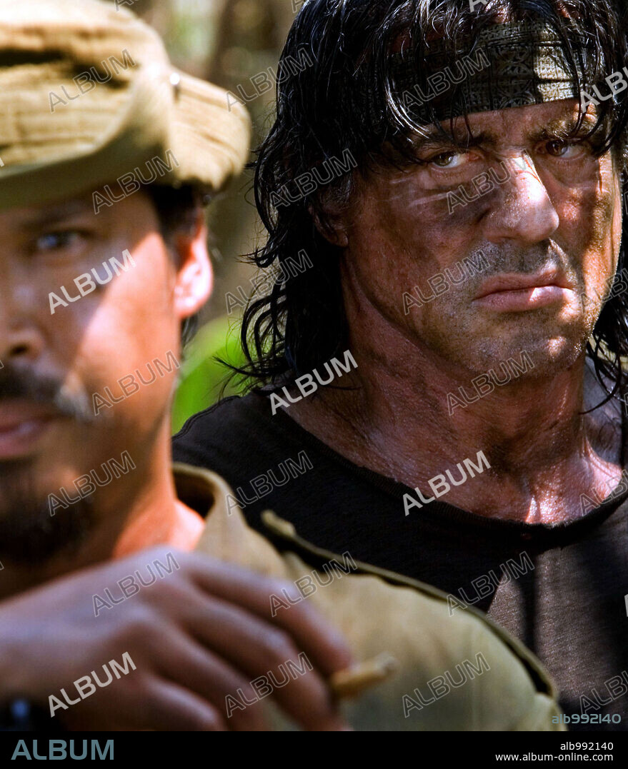 SYLVESTER STALLONE in JOHN RAMBO, 2008, directed by SYLVESTER STALLONE. Copyright MILLENNIUM FILMS.