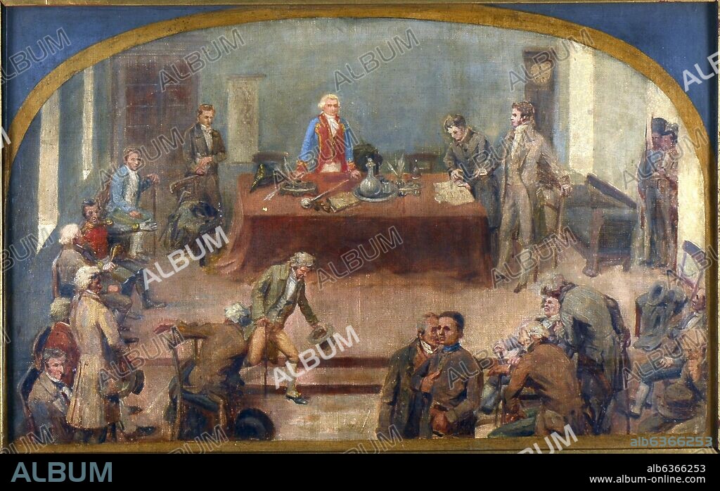 GUZMAN BUSTAMANTE NICOLAS. PRIMERA JUNTA NACIONAL DE GOBIERNO EL 18 DE SEPTIEMBRE DE 1810, 1889, O/L.