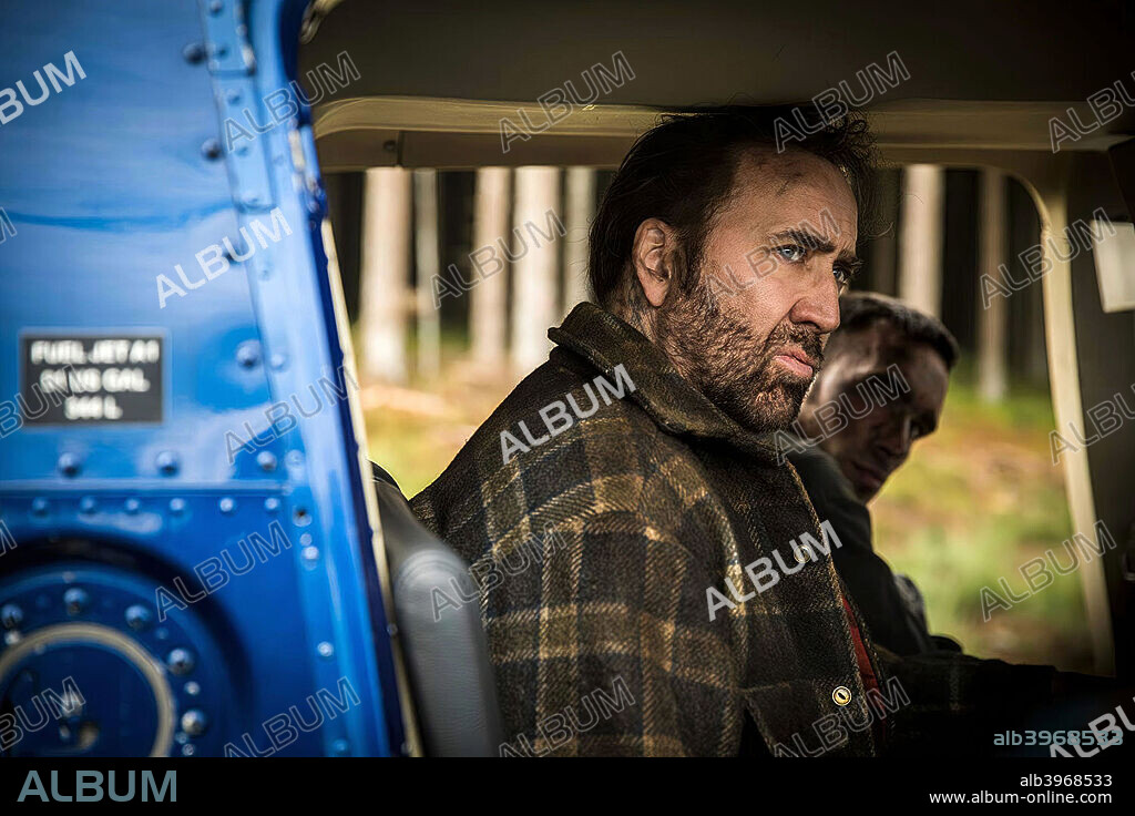 NICOLAS CAGE en MANDY, 2018, dirigida por PANOS COSMATOS. Copyright XYZ FILMS.