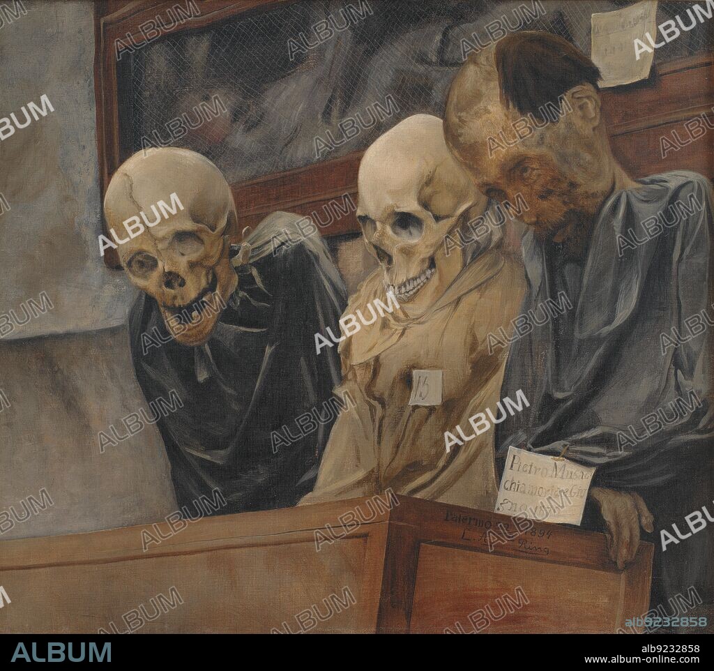 LAURITS ANDERSEN RING. Three Skulls from Convento dei Cappucini at Palermo, 1894.