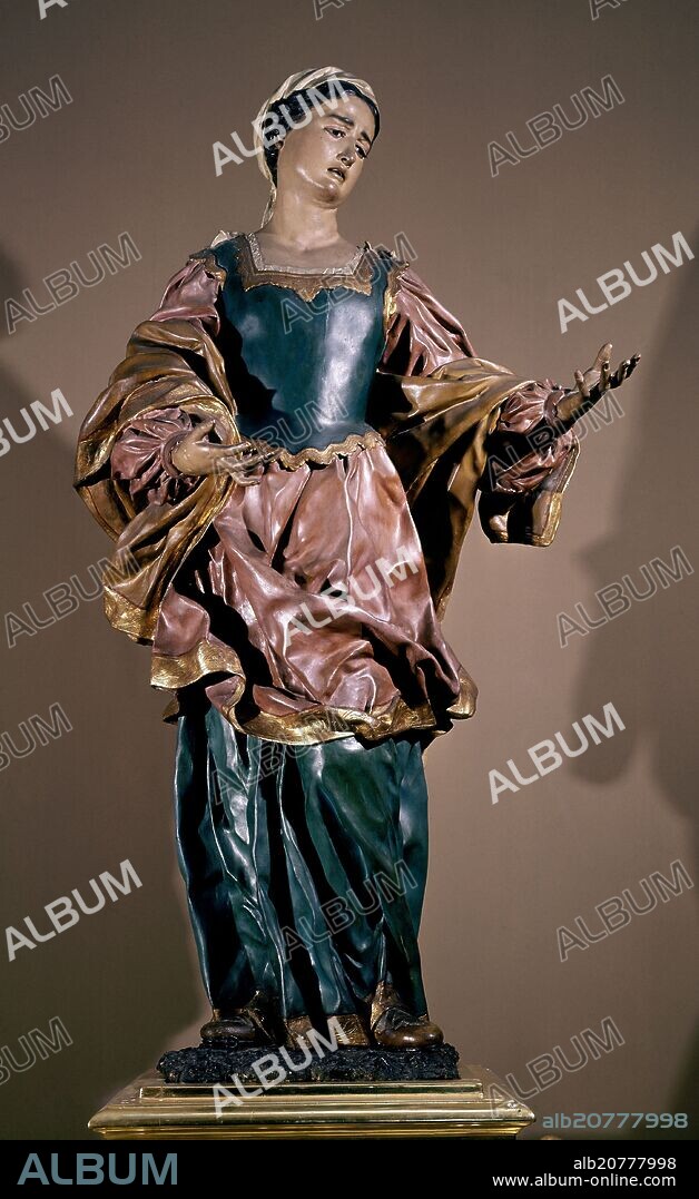 FRANCISCO SALZILLO. LA VERONICA - SIGLO XVIII - BARROCO ESPAÑOL.