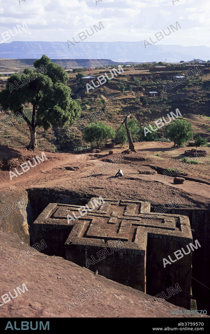 Bet Giorgis church, Lalibela, UNESCO World Heritage Site, Ethiopia, Africa.
