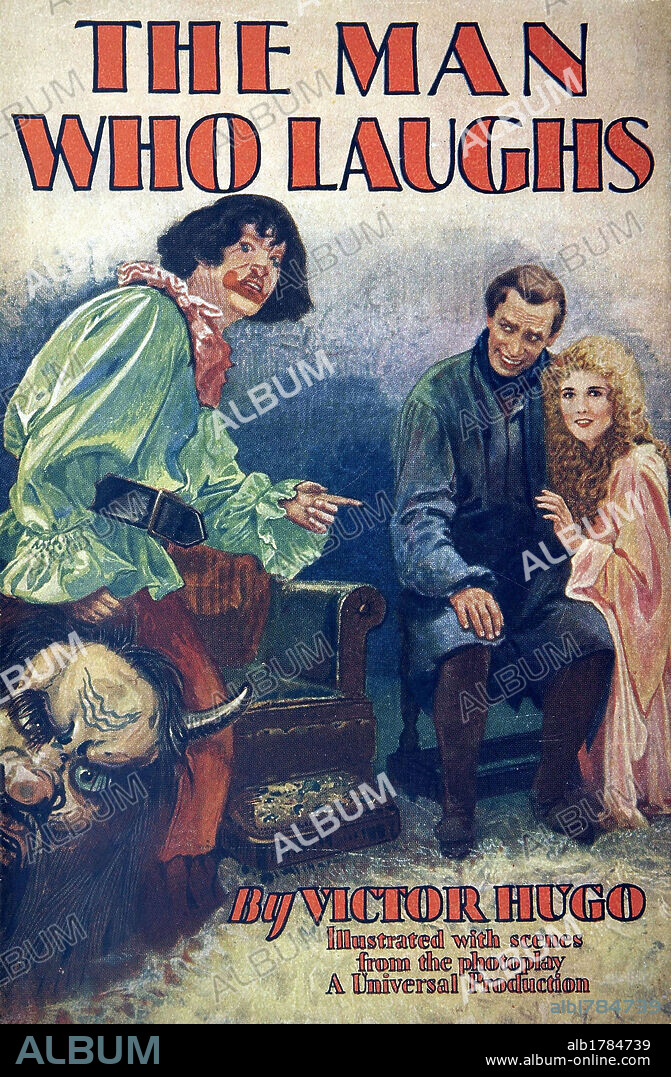 Poster de EL HOMBRE QUE RÍE, 1928 (THE MAN WHO LAUGHS), dirigida por PAUL LENI. Copyright UNIVERSAL PICTURES.