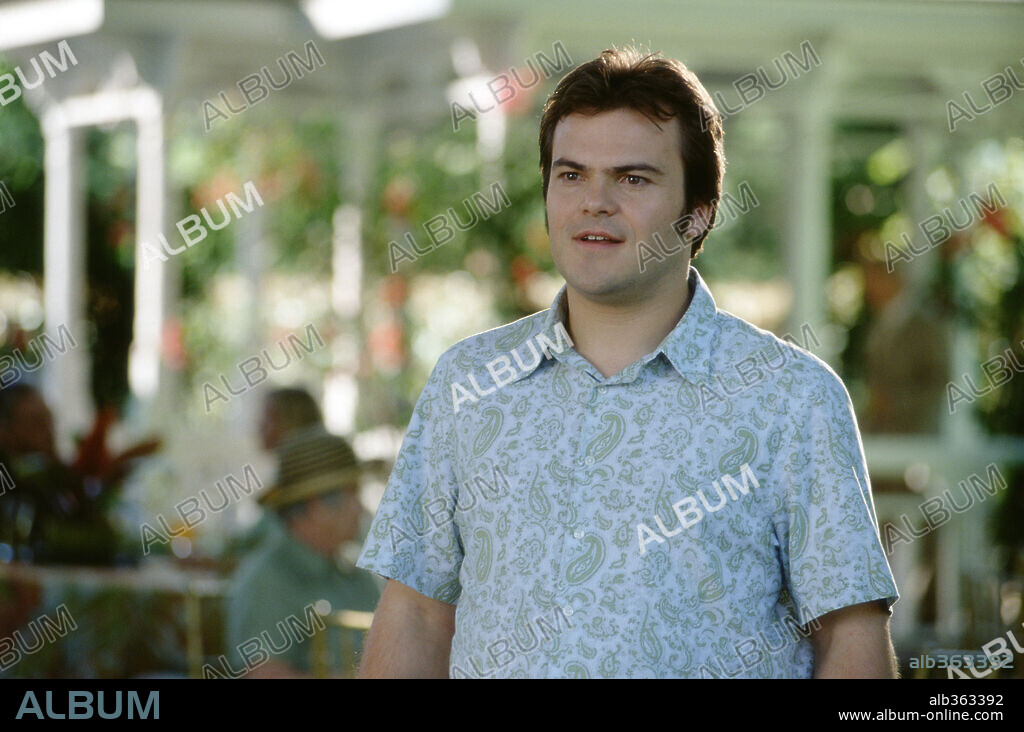 JACK BLACK en AMOR CIEGO, 2001 (SHALLOW HAL), dirigida por BOBBY & PETER FARRELLY, BOBBY FARRELLY y PETER FARRELLY. Copyright 20TH CENTURY FOX / WATSON, GLEN.