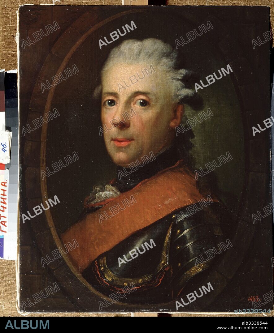 ANTON GRAFF. Portrait of Prince Henry of Prussia  (1726-1802).