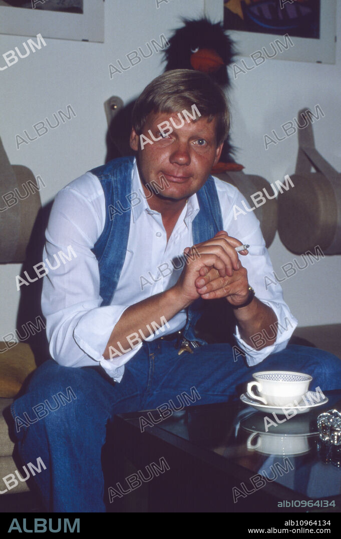 German actor Frithjof Vierock, Germany 1980s.