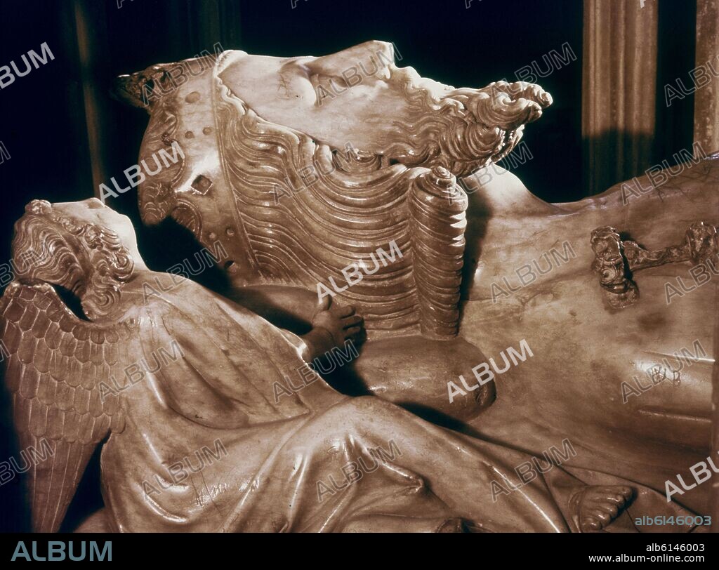 TUMBA DE EDUARDO II INGLATERRA PLANTAGENET (1284/1327) - REY DE INGLATERRA Y SEÑOR DE IRLANDA.