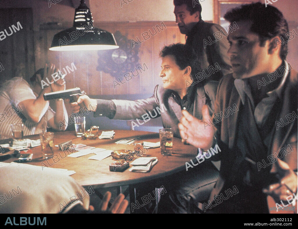 JOE PESCI und RAY LIOTTA in GOODFELLAS - DREI JAHRZEHNTE IN DER MAFIA, 1990 (GOODFELLAS), unter der Regie von MARTIN SCORSESE. Copyright WARNER BROS.