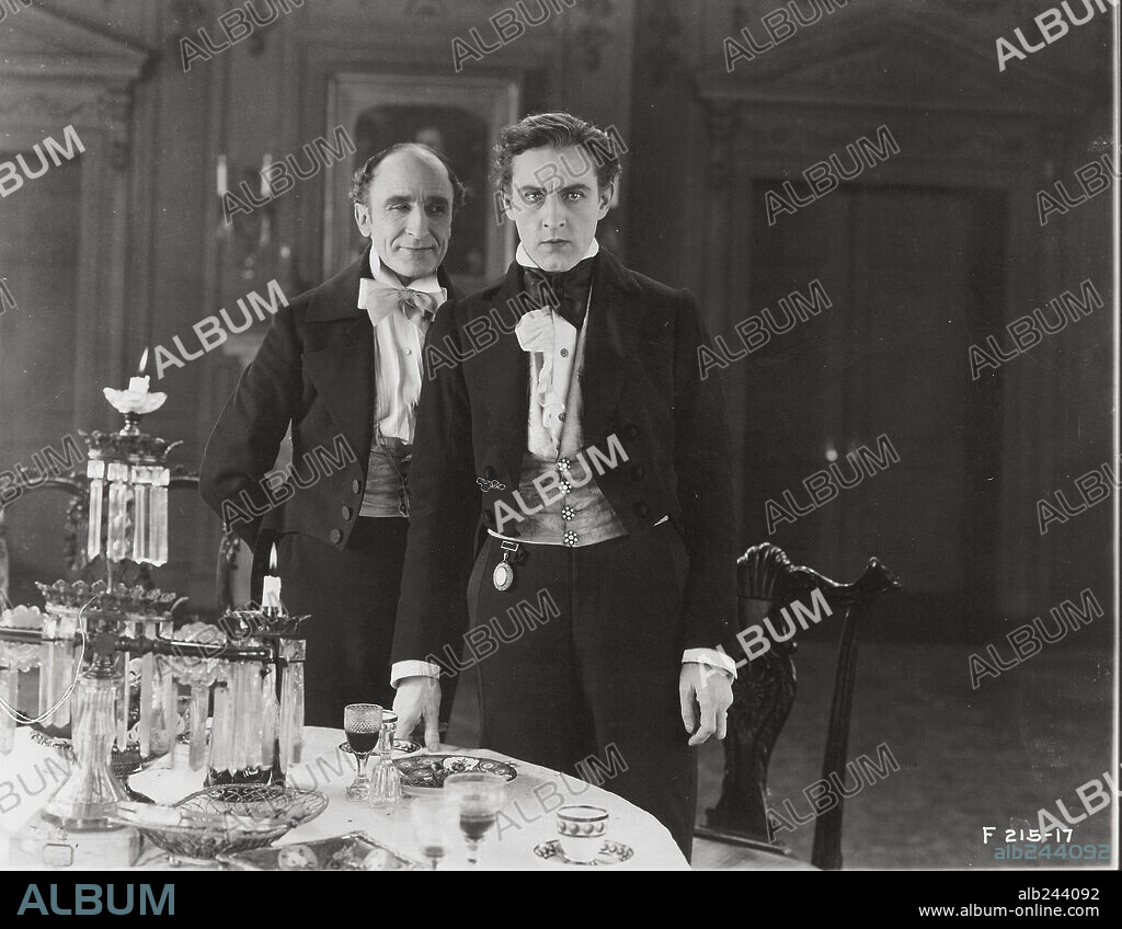 JOHN BARRYMORE in DR. JEKYLL AND MR. HYDE, 1920, directed by JOHN S. ROBERTSON. Copyright PARAMOUNT PICTURES.