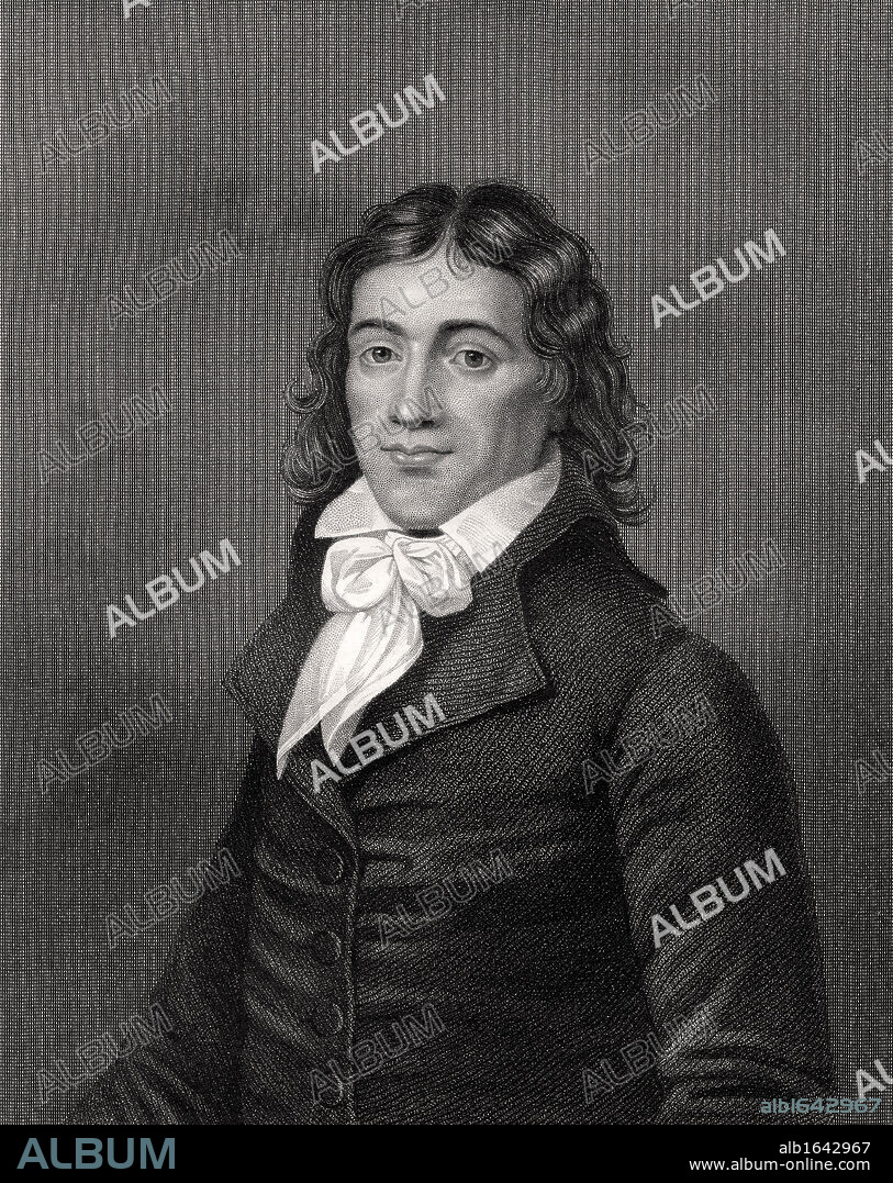 Camille Desmoulins 1760-1794 French revolutionary and journalist Engraved by W H Mote from the book Historical Sketches of Statesmen published London 1843.