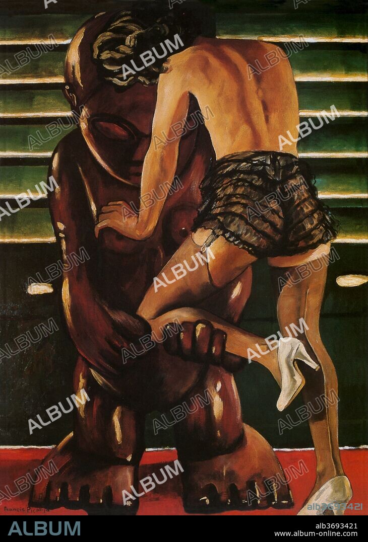 FRANCIS PICABIA. Femme à l'idole.