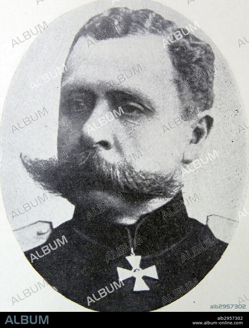 Photograph of Paul Von Rennenkampf (1854-1918) Russian general who served in the Imperial Russian Army for over 40 Years. Dated 1900.