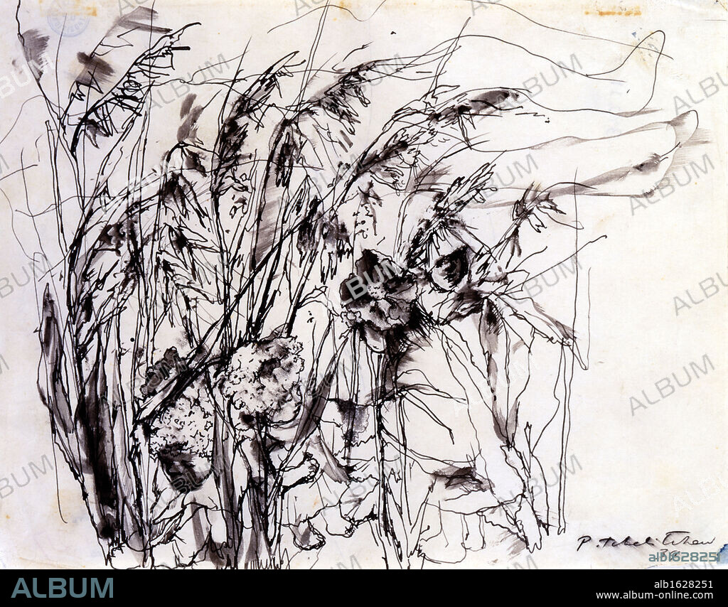 PAVEL TCHELITCHEW. Children and Wheat Hide and Seek by Paval Tchelitchew, 1939.