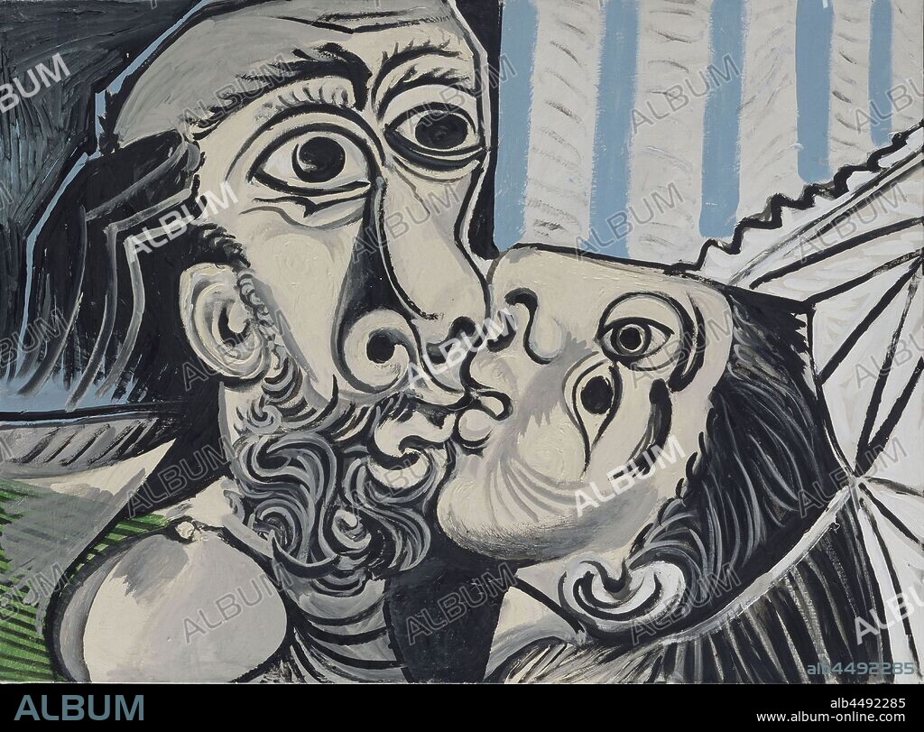 PABLO PICASSO. Le Baiser (The kiss).