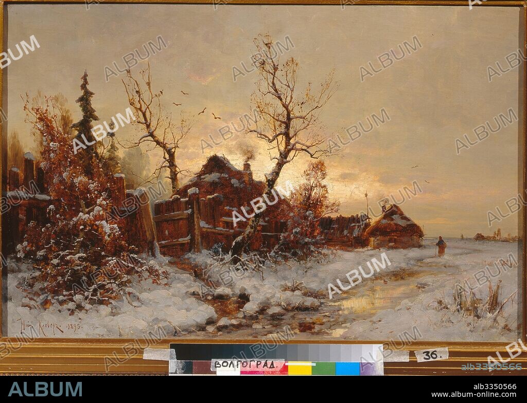 KLEVER, JULI JULIEVICH (JULIUS) VON, THE ELDER. Winter landscape.