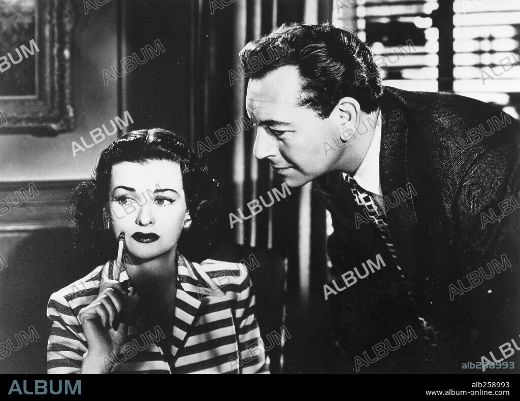 JOAN BENNETT and PAUL HENREID in HOLLOW TRIUMPH, 1948, directed by STEVE SEKELY. Copyright EAGLE LION.