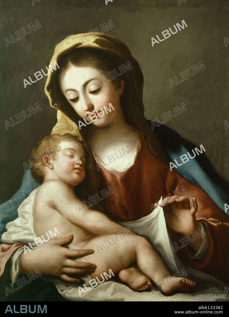 FRANCISCO BAYEU Y SUBIAS (1734-1795). Madonna with Child. Virgen con Niño. Bilbao, Museum of Fine Arts. Province of Vizcaya.