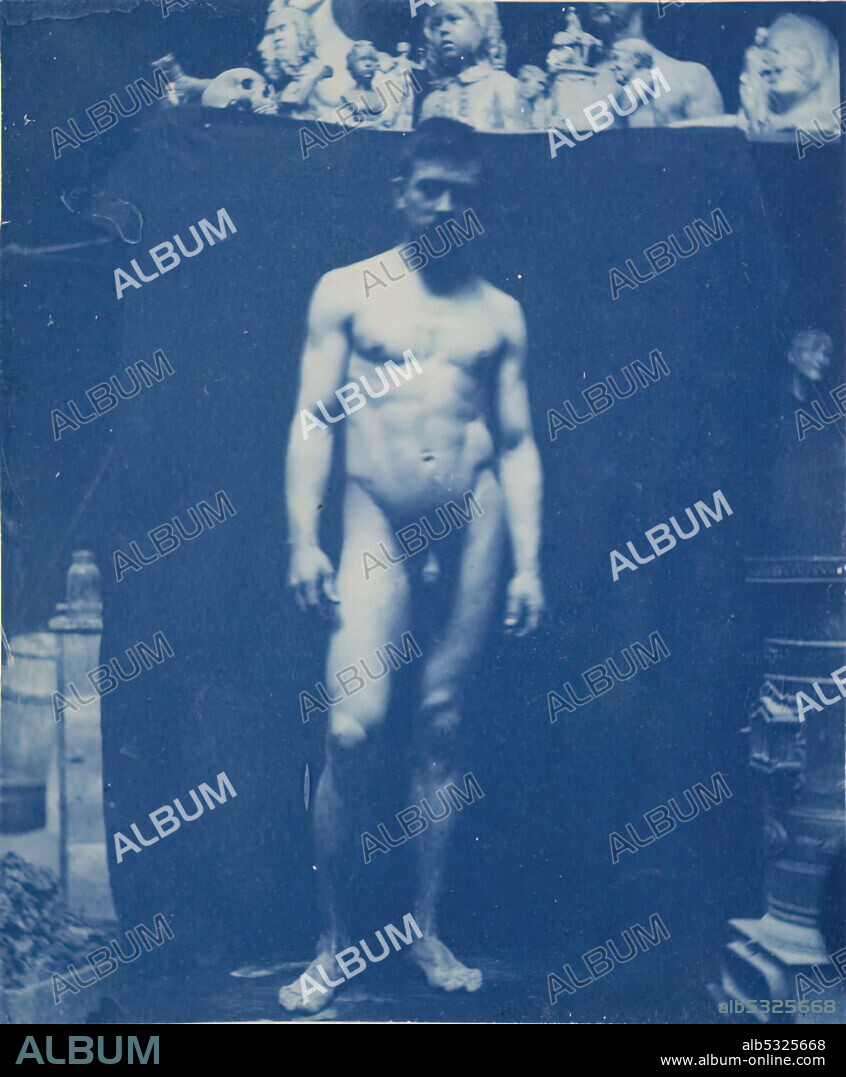 THOMAS EAKINS. Standing Nude (Samuel Murray), c. 1890-1892.