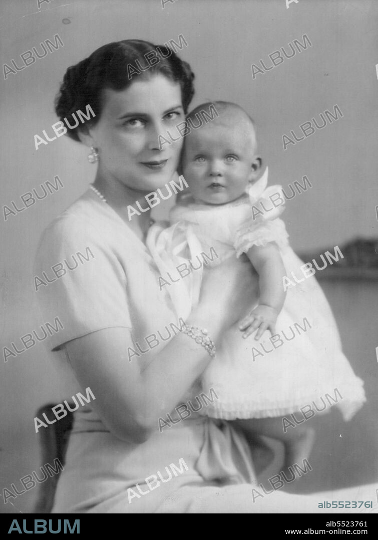 Duchess of Kent and Princess Alexandra. Not to appear before Tuesday Dec. 21st. (Princess's birthday is on Christmas Day). December 10, 1937. (Photo by Marcus Adams).