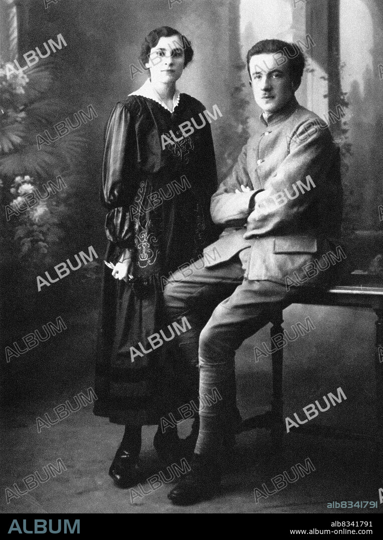 ANONYMOUS. Gala and Paul Éluard.