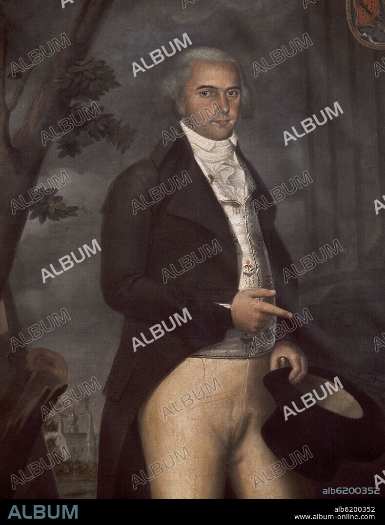 LUIS DE LA CRUZ Y RÍOS. JUAN PRIMO DE LA GUERRA Y DEL HOYO (1774-1810) - TERCER VIZCONDE DEL BUEN PASO - SIGLO XIX.
