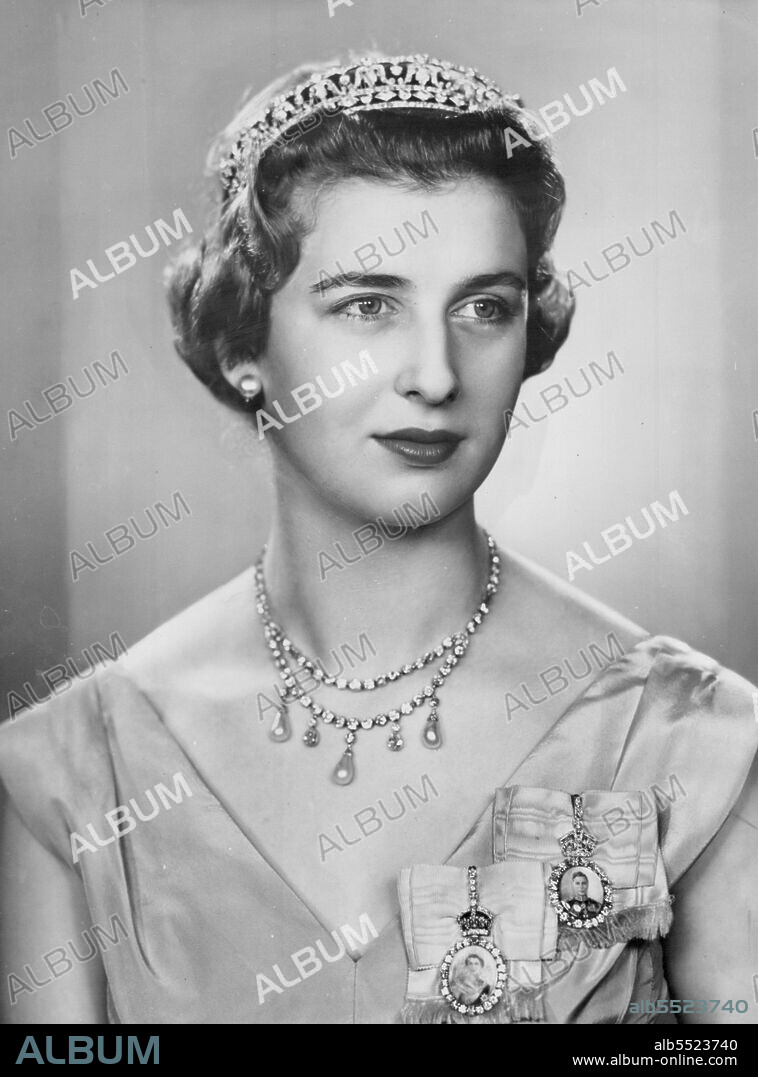 H.R.H. Princess Alexandra, Aged 19 -- On Xmas Day, December 25, 1955, H.R.H. Princess Alexandra Helen Elizabeth Olga Christabel, the daughter of the Duchess of Kent, will celebrate her 19th birthday. December 25, 1955. (Photo by Dorothy Wilding, Camera Press).