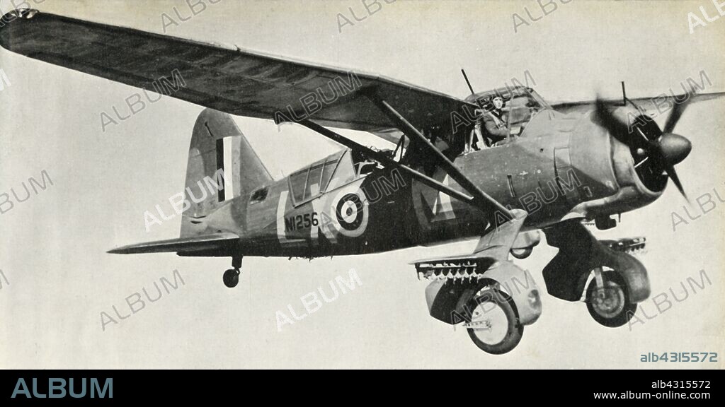 'The Westland Lysander', 1941. British army liaison aircraft made by Westland Aircraft, used before and during the Second World War. From "The Royal Air Force in Pictures", 2nd edition, by World War I flying ace Major Oliver Stewart. [Country Life Ltd, London, 1941].