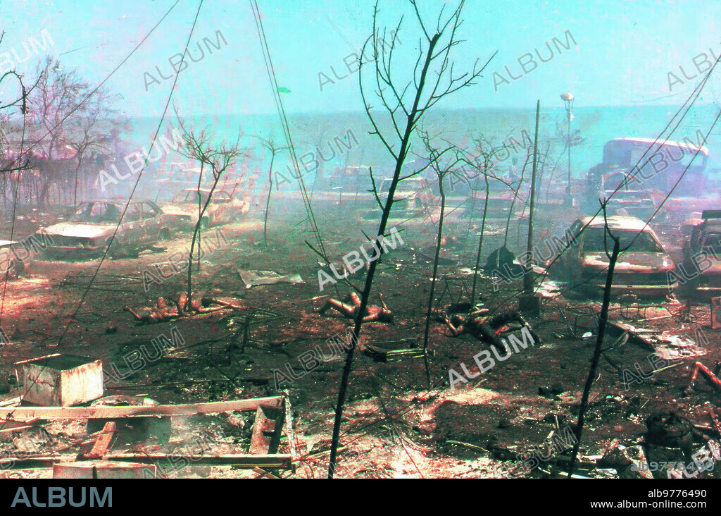 July 10, 1978. Explosion of a tanker transporting Propylene in front of the "los Alfaques" Camping in San Carlos de la Rapita (Tarragona).