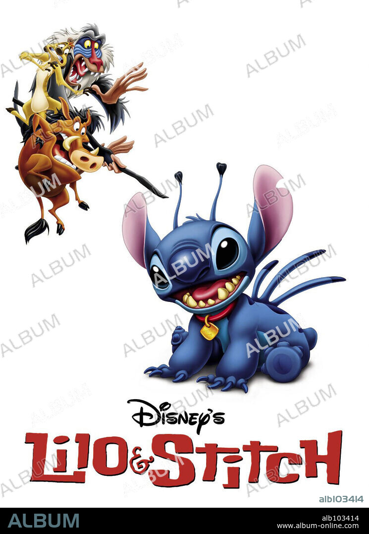 Poster de LILO & STITCH, 2002, dirigida por CHRIS SANDERS y DEAN DEBLOIS. Copyright WALT DISNEY PICTURES.