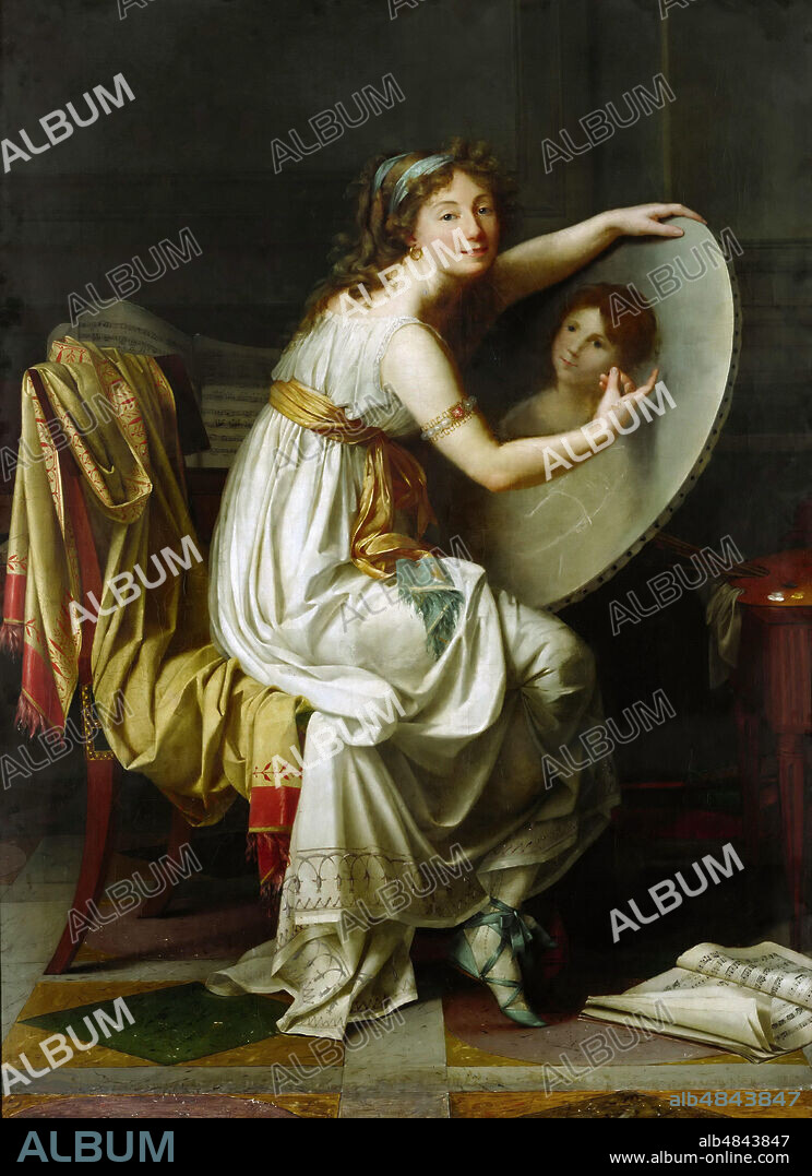 JACQUES LOUIS DAVID. Portrait of Rose Adélaïde Ducreux.
