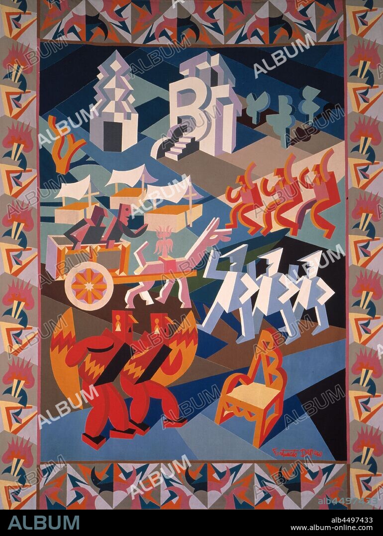 FORTUNATO DEPERO. Festa della sedia.