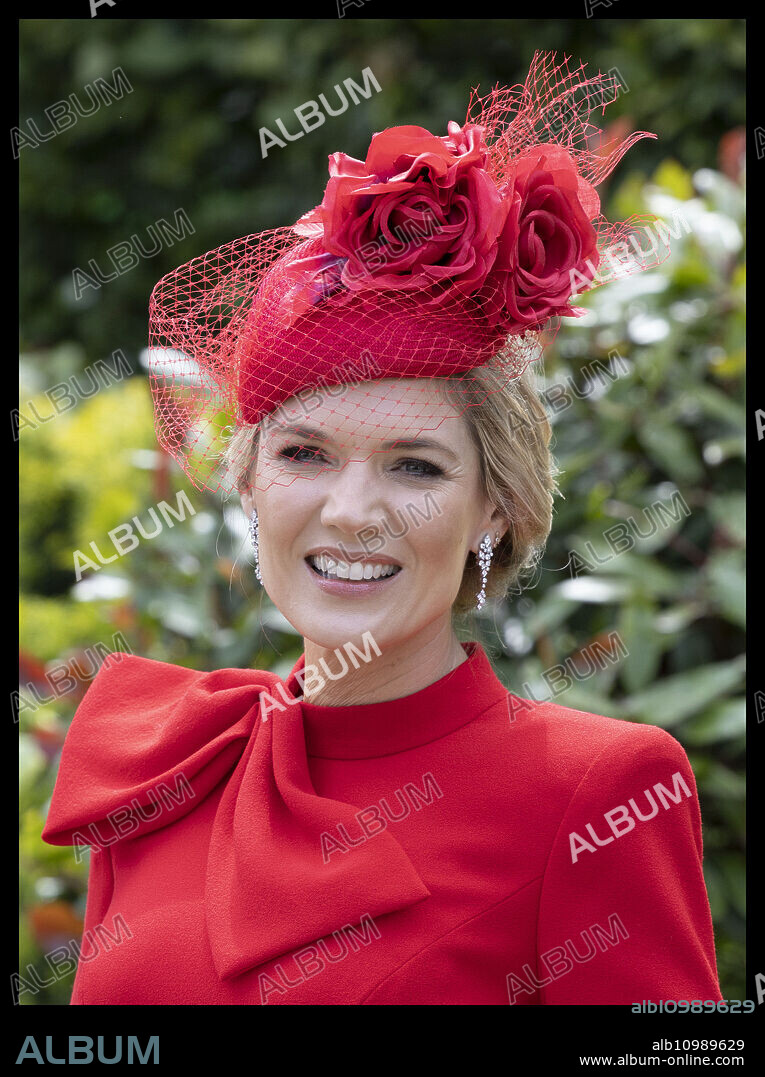 June 18, 2024, Ascot, United Kingdom: Charlotte Hawkins arriving on the opening day of Royal Ascot, United Kingdom. (Credit Image: © Stephen Lock/i-Images via ZUMA Press).