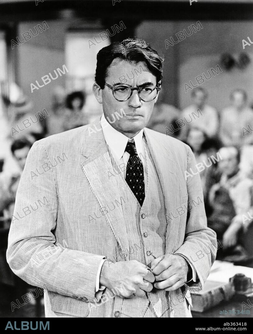 GREGORY PECK en MATAR A UN RUISEÑOR, 1962 (TO KILL A MOCKINGBIRD), dirigida por ROBERT MULLIGAN. Copyright UNIVERSAL PICTURES.