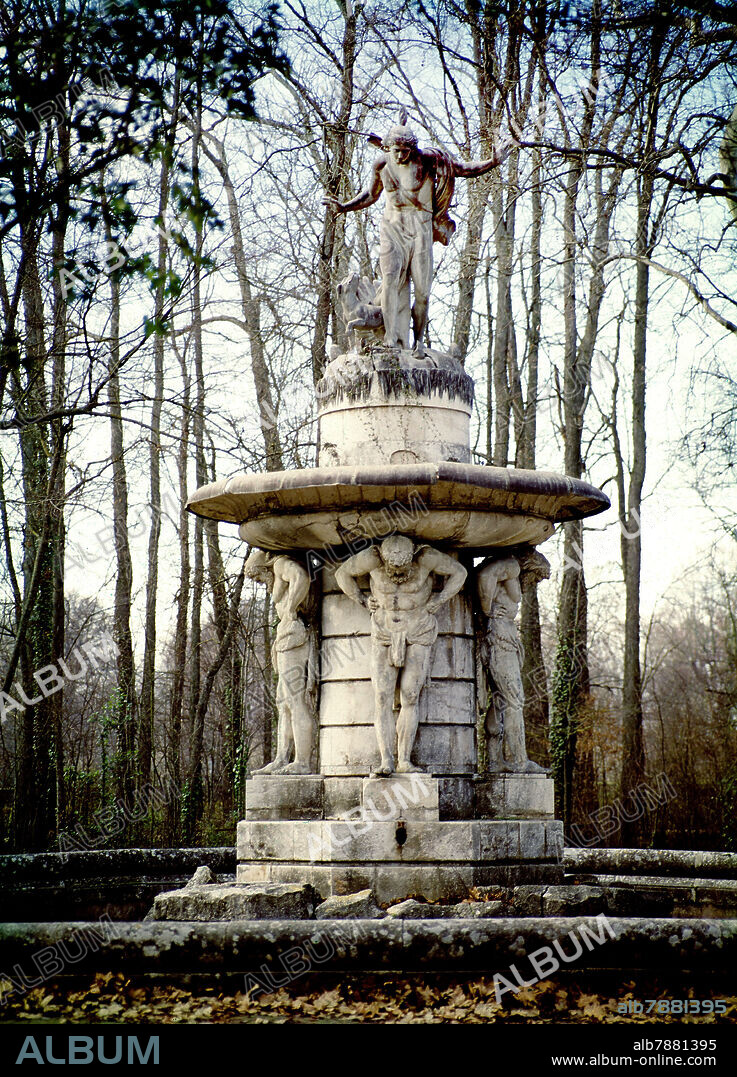 DUMANDRE JOAQUIN. FUENTE DE NARCISO Y LOS ATLANTES- 1827 - FOT OAÑOS 60.