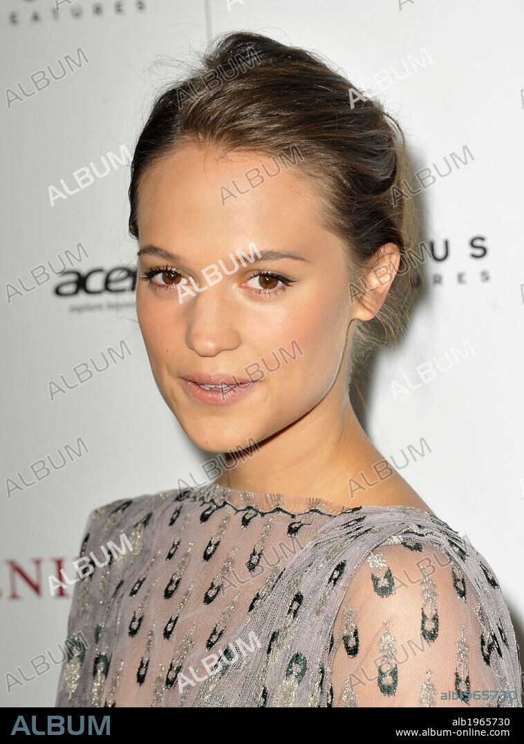 Nov. 14, 2012 - Los Angeles, California, U.S. - Alicia Vikander Attending The Los Angeles Premiere of ''Anna Karenina'' held at the Arclight Theater in Hollywood, California on November 14, 2012. 2012. 14/11/2012