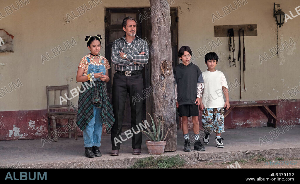 ASHLEY CIARRA, DEMIAN BICHIR, EVAN WHITTEN and NICKOLAS VERDUGO in CHUPA, 2023, directed by JONAS CUARON. Copyright 26th Street Pictures.