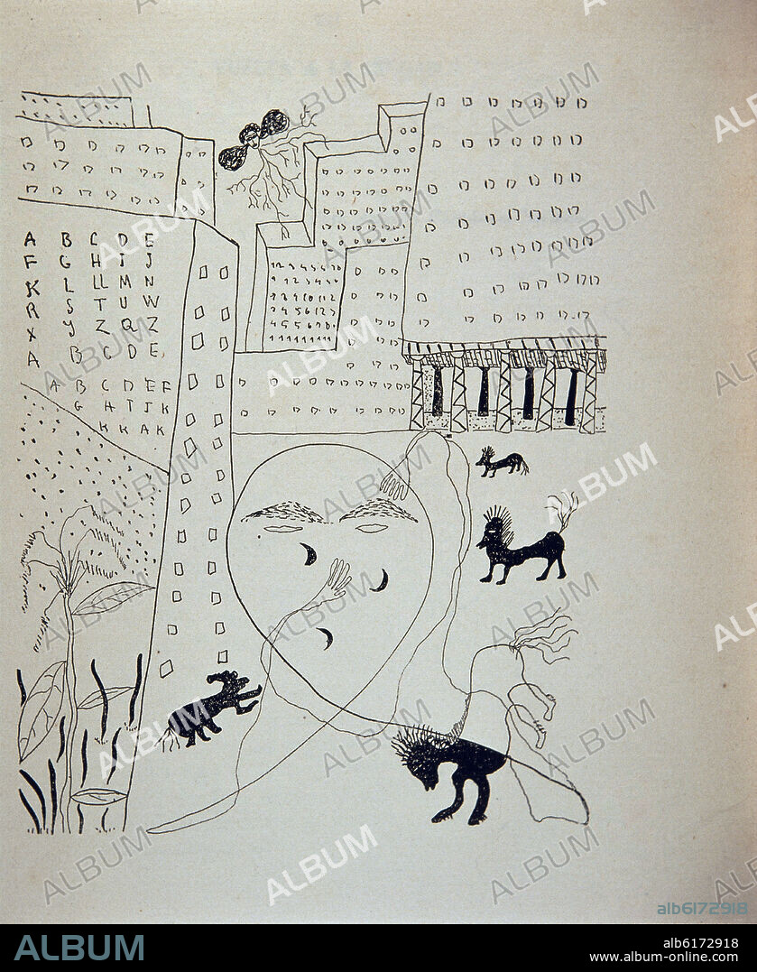 FEDERICO GARCIA LORCA. DIBUJO.