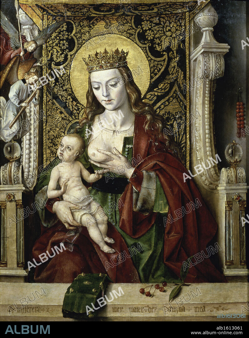 The Virgin Nursing the Child   Pedro Berruguete (ca. 1450-1504 Spanish)   Private Collection, Madrid.