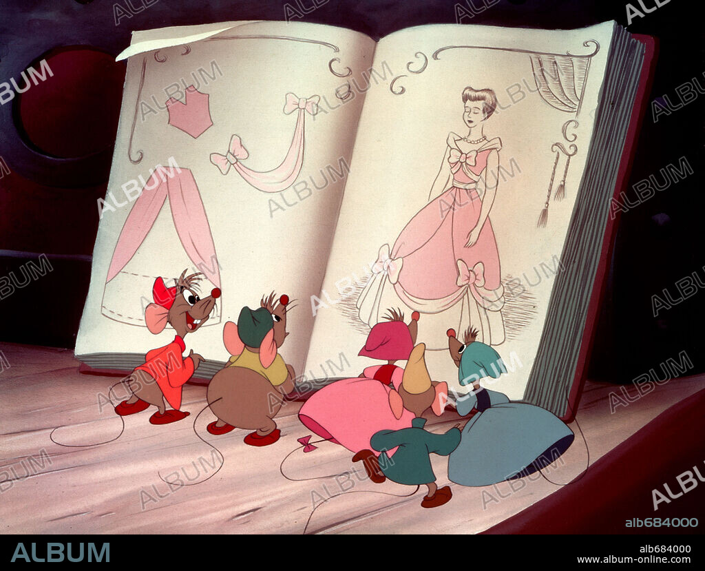 CINDERELLA, 1950, directed by CLYDE GERONIMI, HAMILTON LUSKE and WILFRED JACKSON. Copyright WALT DISNEY PRODUCTIONS.