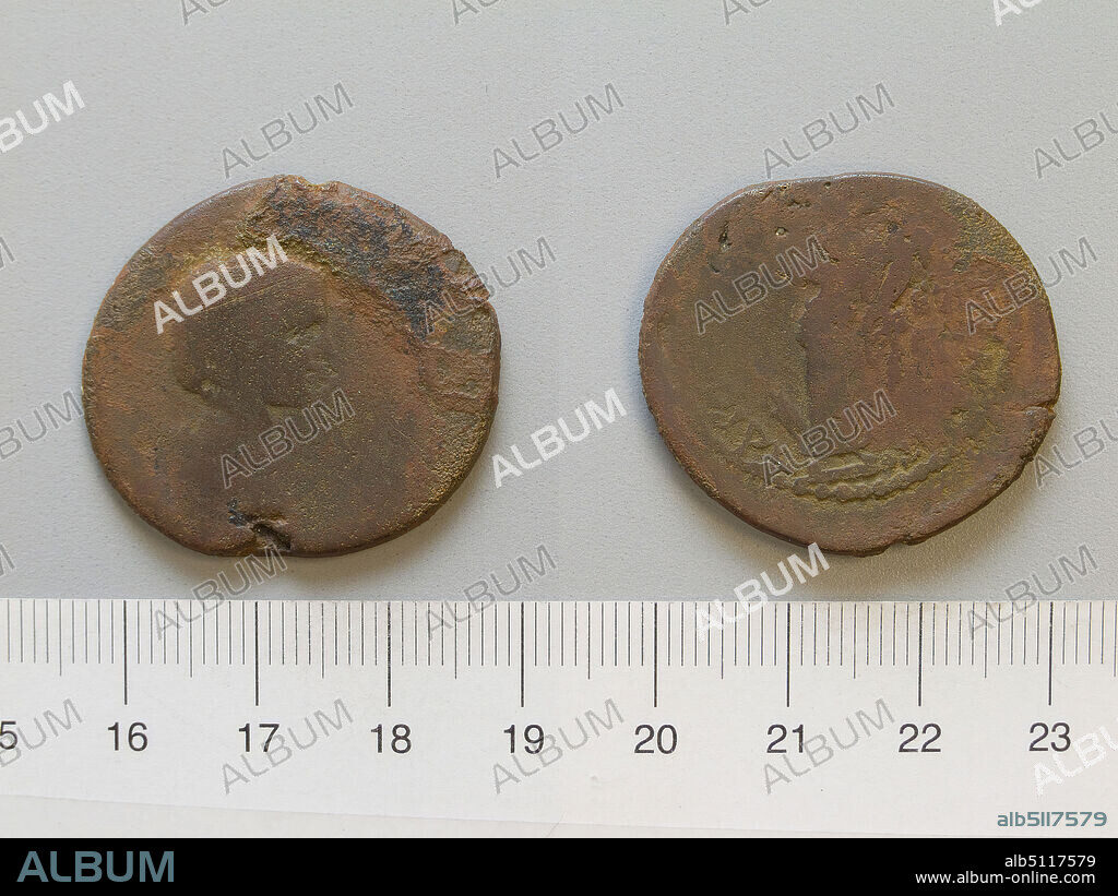 Ruler: Julia Domna, Empress of Rome, A.D. 160217, Mint: Amasia, Pontus, Coin of Julia Domna, wife of Septimius Severus from Amaseia, 2056, Copper, 13.60 g, 6:00, 32 mm, Made in Amasia, Pontus, Roman, 3rd century A.D., Numismatics.