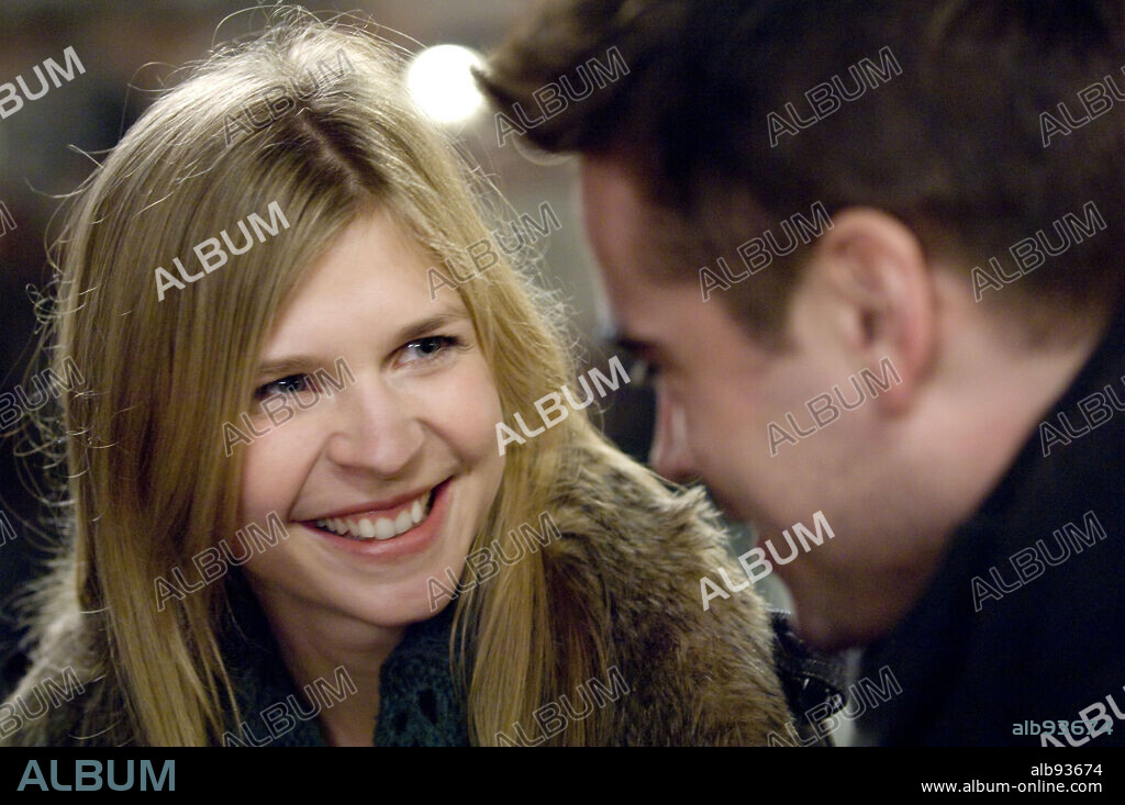 CLEMENCE POESY y COLIN FARRELL en ESCONDIDOS EN BRUJAS, 2008 (IN BRUGES), dirigida por MARTIN MCDONAGH. Copyright BLUEPRINT PICTURES/FILM FOUR/FILM4/FOCUS FEATURES/SCION FILM / BUITENDIJK, JAAP.