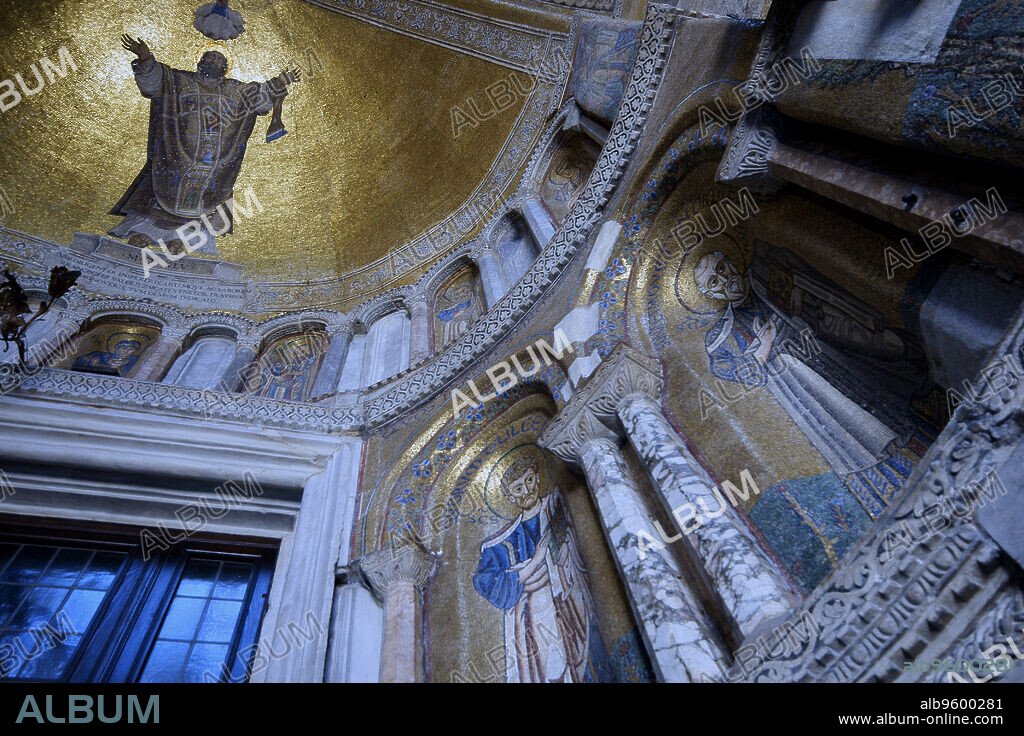 Basilica de San Marcos(s.XI),Mosaicos del nártex, sestiere de San Marco. Venecia.Véneto. Italia.