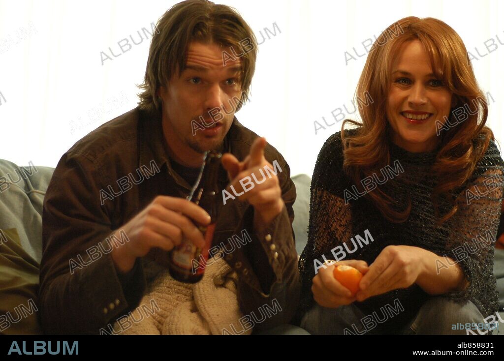 ETHAN HAWKE and PATRICIA ARQUETTE in FAST FOOD NATION, 2006, directed by RICHARD LINKLATER. Copyright RECORDED PICTURE COMPANY.