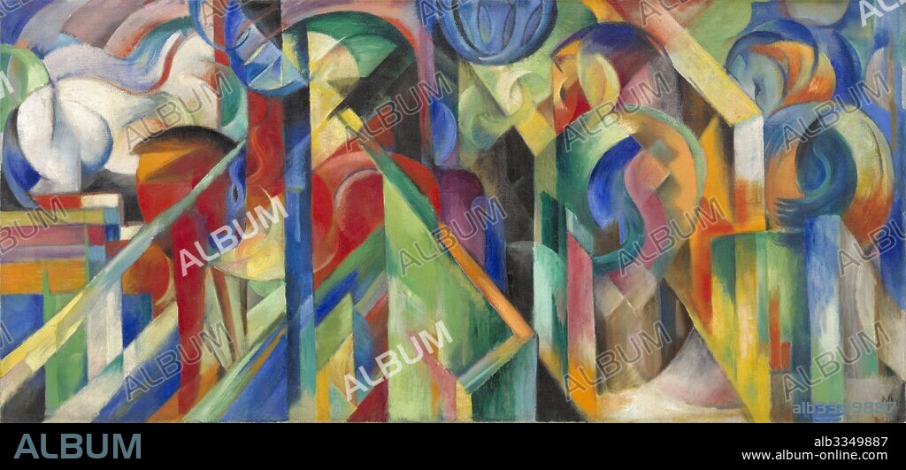 FRANZ MARC. Stables.