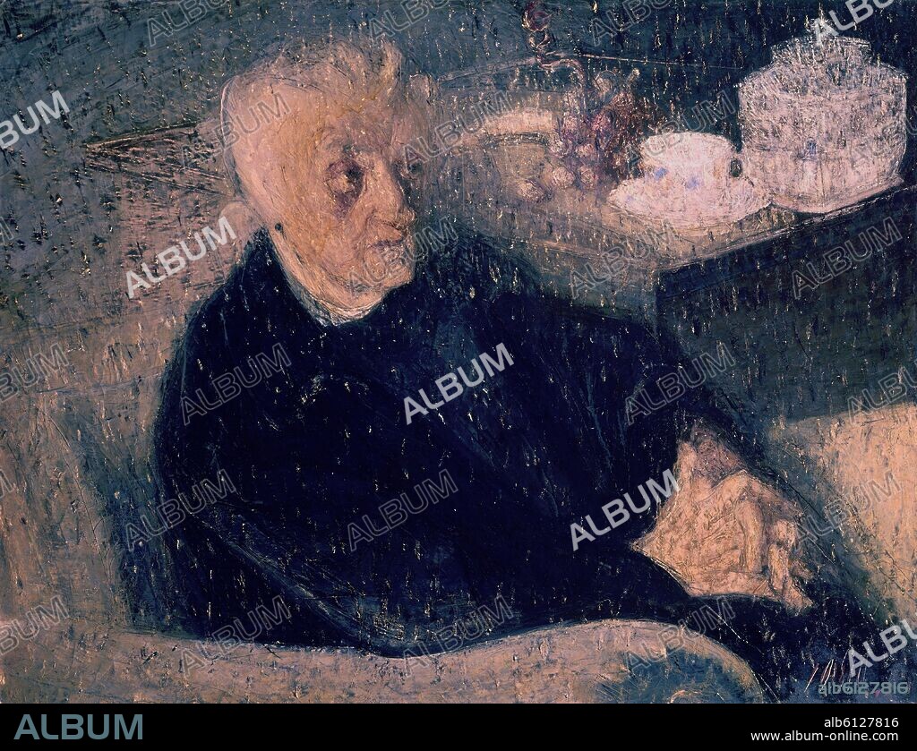PANCHO COSSIO / FRANCISCO GUTIERREZ COSSIO. RETRATO DE MI MADRE 1942 - O/L.