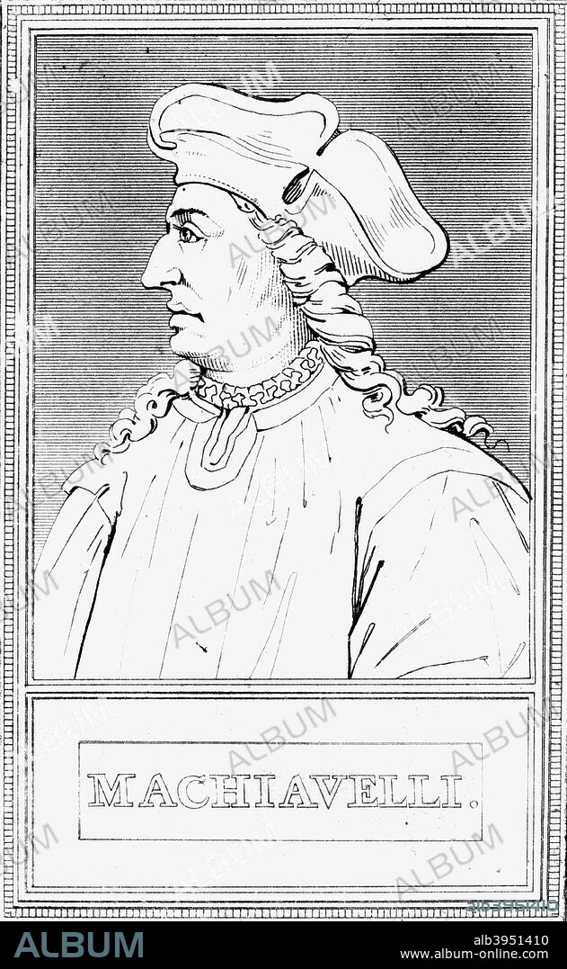 Niccolo Machiavelli, Italian Renaissance political philosopher. Born in Florence, Machiavelli (1469-1527) is most famous for his treatises on realist politics, The Prince, and on republicanism, Discourses on Livy. His work profoundly influenced later political philosophers including Hobbes and Rousseau.
